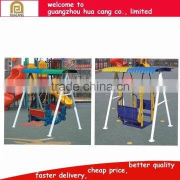 Mini outdoor kids plastic swing, outdoor playground swing for children