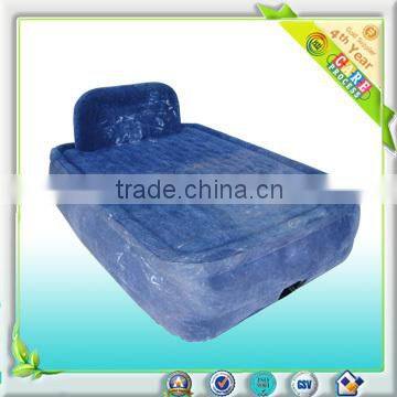 PVC inflatable double well sleep good double inflatable air bed EN71 approved