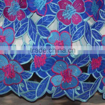 Elegant George Silk Wrappers 2015 /silk George Party Dress With Beautiful Followers photo-3