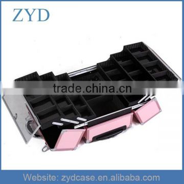 Aluminum Rolling Makeup Cosmetic Train Case ZYD-HZ101505