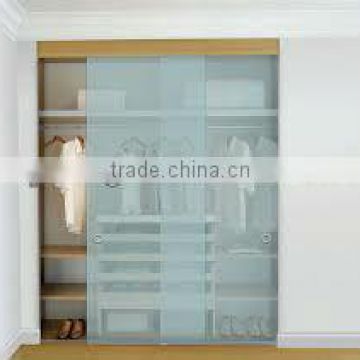 sliding tempered acid etched glass door with AN/NZS 2208:1996, BS6206, EN12150