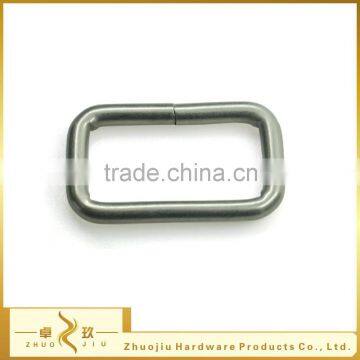 Wholesale metal wire iron square ring strap buckle for bags