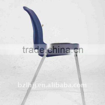 Hot Sales Primary Stacking Plastic School Chair With Metal Frame photo-4