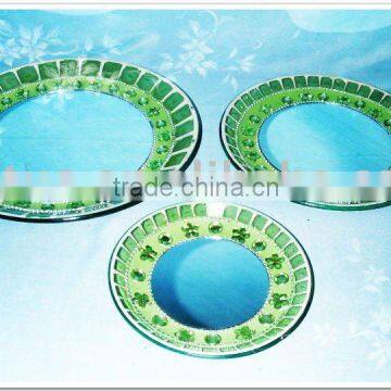 Glass Mosaic Plates/Glass Mosaic Mirror/Mosaic Tiles