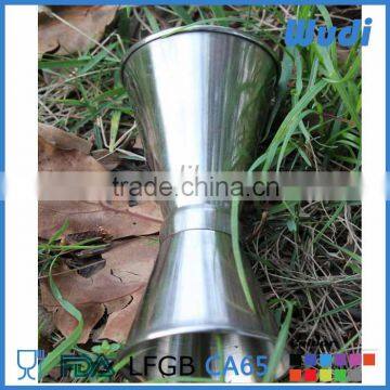 stainless steel jigger and shot glass SHOT200