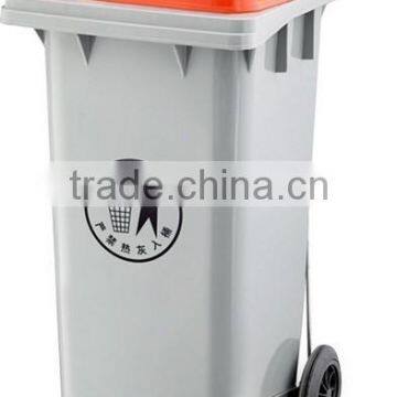 Virgin PE Material and Open Top Structure plastic foot pedal waste bin