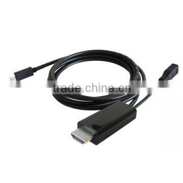 MHL(Micro USB) to HDMI/Male cable 6ft,1980*1080p, for Samsang smartphone/Tablets