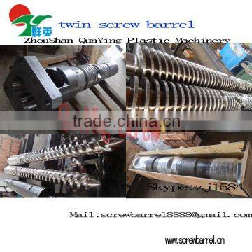 55/105 twin bimetallic conical screw barrel