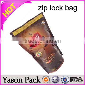 YASON good price ziplock plastic envelope bag good printing ziplock perforated bag