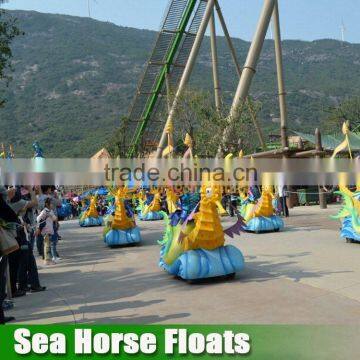 2015 Amusement park decoration color float for big show