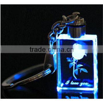 in Fashion K9 Custom LED Led Flashlight Crystal Key Chain photo-6