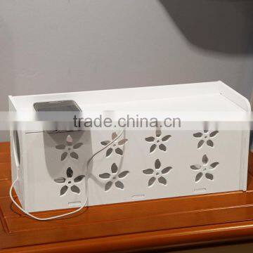 wood carved plastic electric plug socket box,waterproof electrical outlet floor box