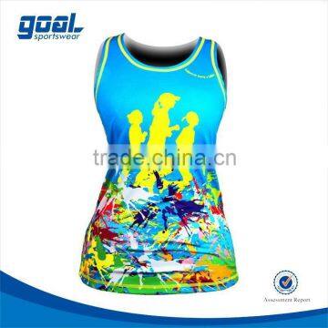 Good quality economic compare sleeveless running jerseys set