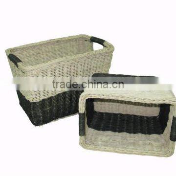 2015 New Product Water Hyacinth Rattan Basket For Home Decoration And Furniture