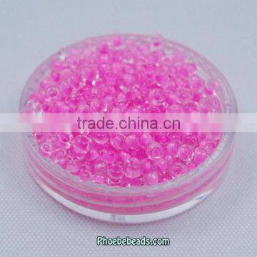Wholesale Popular Decorative Material Inside Colors Seed Bead Patterns GSB-2RIC02