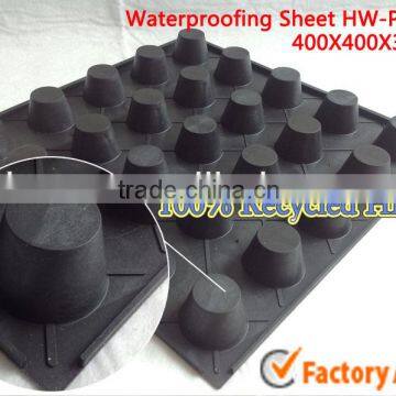 2014 hot garden PE basement garage roof membrane supplier 40mm waterproof sheet