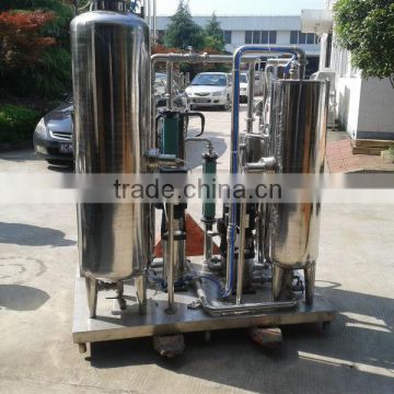 Automatic carbonated drinks mixer