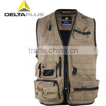 Multipocket Stone-washed 13 Packets Vest