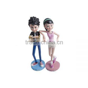 Customized resin couple bobble head gifts