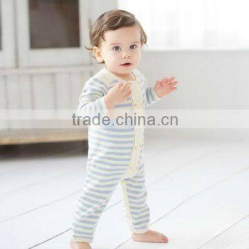 DB185 dave bella autumn cotton infant clothes baby one-piece knit baby romper                        
                                                Quality Choice