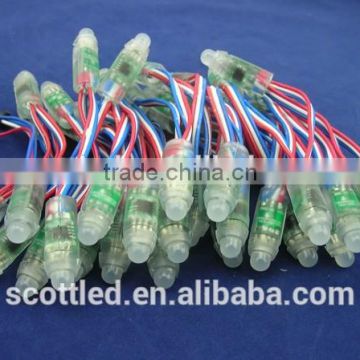 12MM led pixel light WS2811 LED pixel module,DC12V input,50pcs a string;ip68