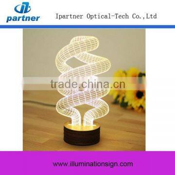 2015 New Type 3D Usb Night Light, Led Lamp Light