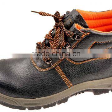 Anti-Puncture PU Injection Slip Suede Leather Safety Shoes photo-2
