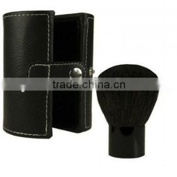 cylinder case kabuki brush black cosmetic makeup tool brush cup holder