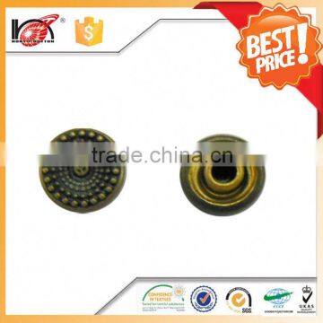 Fashion Design 2016 Eyelet and Rivets for Bags Factory Antique Copper Color Nipple Rivet for Denim Cloth photo-2