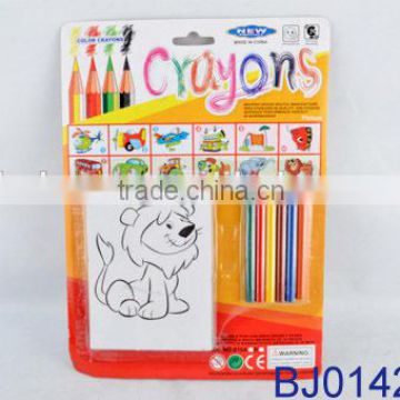 Educational toy for kids funny fashion design crayon drawing book