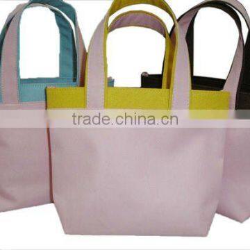 small colorful 420D stereoscopic polyester tote bag