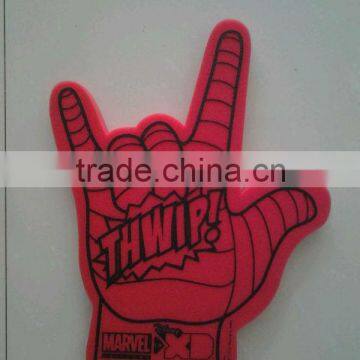 OEM foam hand/ foam finger with customer LOGO printed