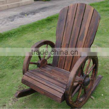 Antique Appearance antique carbonized garden chair