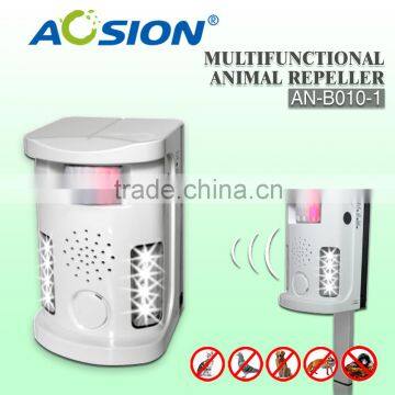 Aosion ultrasonic+led flash+alarm multifunctional animal repeller without any chemical