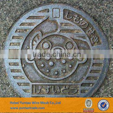 Road Sanitary Sewer Ductile Casting Iron Manhole Cover/well Lid