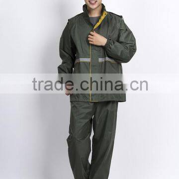 reflective workwear raincoat plastic raincoat rain coat antistatic coat