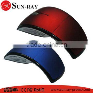 Wireless Mouse Wtih Mini Usb Optical Arc Design 2.4ghz photo-3