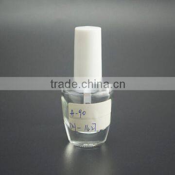 Free samples empty 15ml clear empty nail polish bottle with brush                        
                                                                                Supplier's Choice