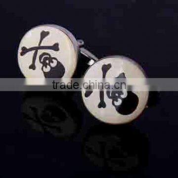 2016 metal custom cuff link for enamel color