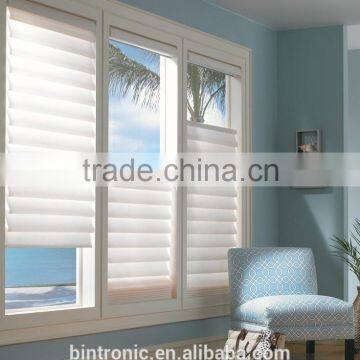 Bintronic Wireless Remote Control Top Down Bottom Up Honeycomb Blind Electric Track With DC Electric Motor photo-6