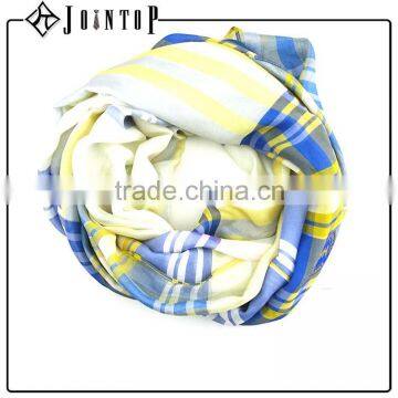 wholesale top quality plain chinese polyester woman plaid scarf