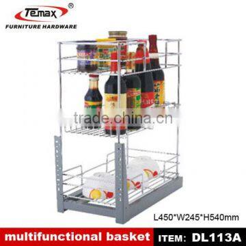 2 tier metal fruit basket