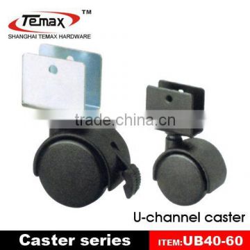 Adjustable scaffold caster wheel