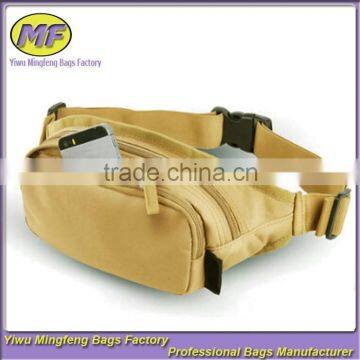 Custom Multifunction 900D Oxford Waterproof Waist Bag for Leisure Travel and Sports