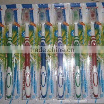 papercard hanging toothbrush