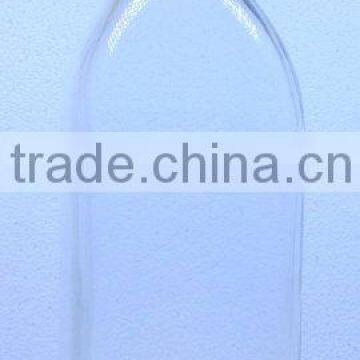 500ml Square Clear Oil Glass Bottle w Gold Metal Cap & Pourer