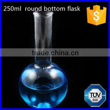 Borosilicate glass 250ml clear round bottom flask