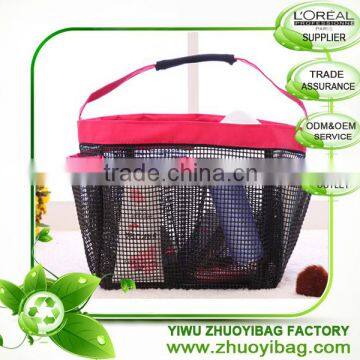 ZY199 Mesh Toiletry kits Hanging Wash Bag Resin mesh