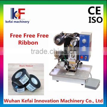 manual ribbon date printing machine