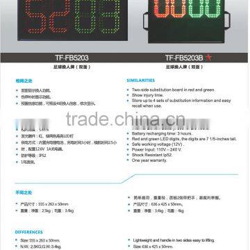 Hign Brightness Soccer/football Substitution Board to Change Player photo-4